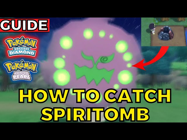 HOW TO GET SPIRITOMB IN POKEMON BDSP EASY - NPC UNDERGROUND MAP - Brilliant  Diamond / Shining Pearl 