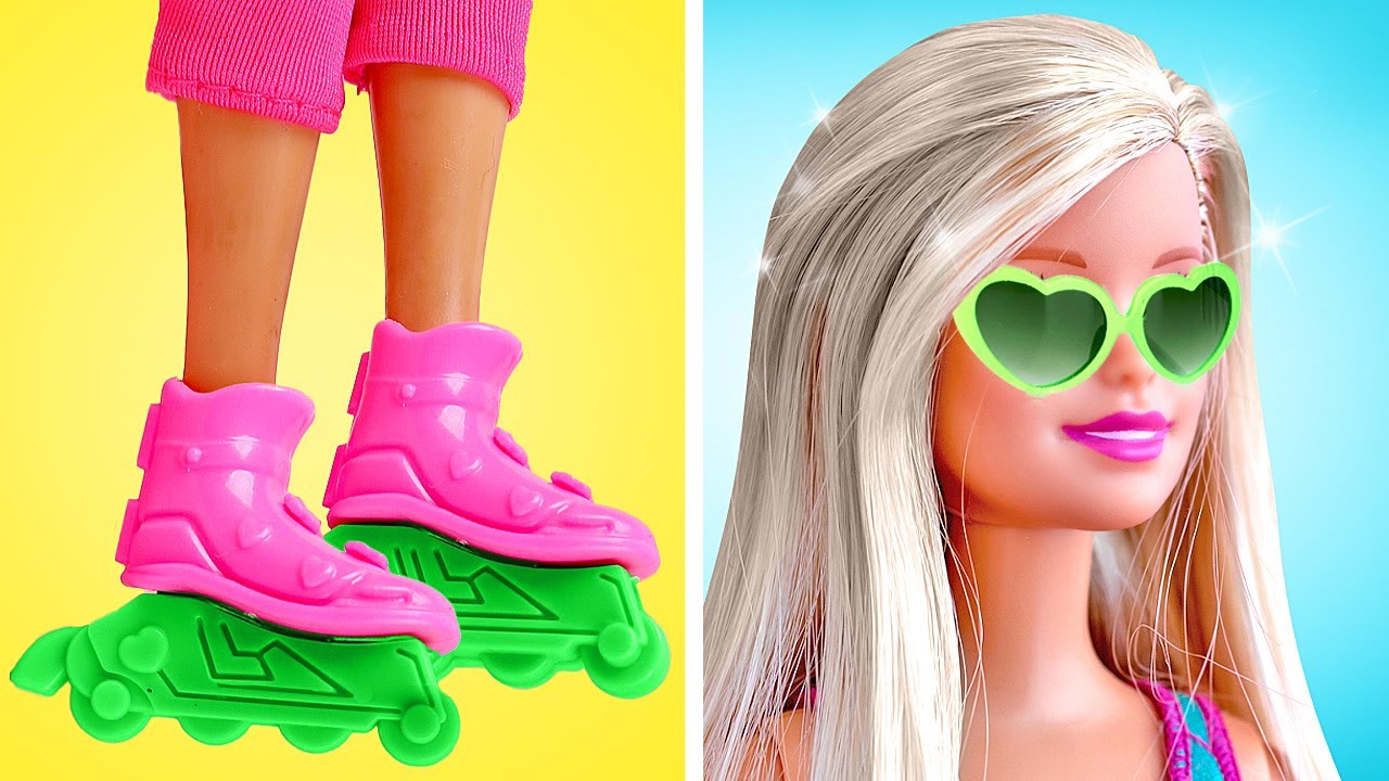 Easy Doll Accessory Crafts 🛼No Sew DIY YouTube