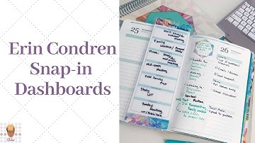 Erin Condren Snap-In Dashboard/To-Do List | Plan With Me
