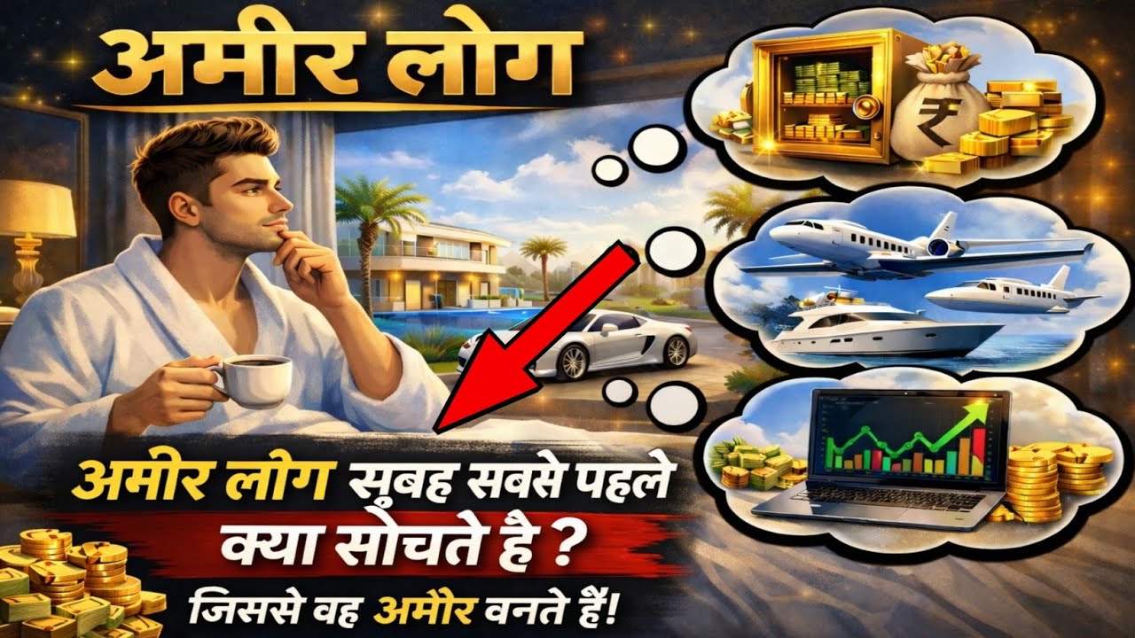 अमीर लोग सुबह सबसे पहले क्या सोचते हैं? | Rich People Morning Mindset | Success Secrets