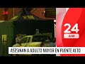 Asesinato a adulto mayor: llegó a Santiago por temas laborales y lo mataron a balazos | 24 Horas TVN