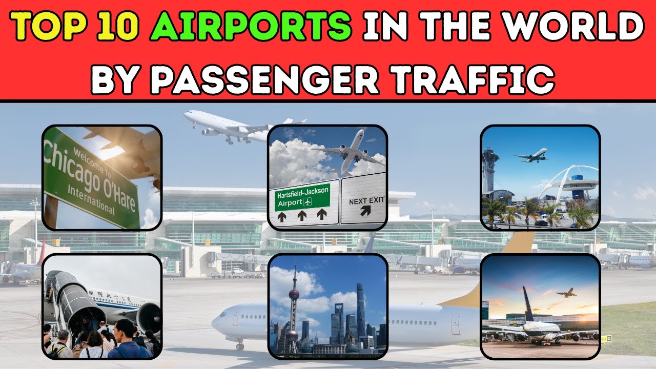 The TOP 10 Busiest Airports in the World Revealed - YouTube