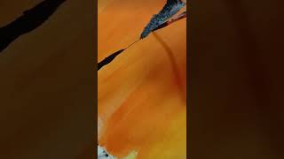 Canvas painting! Sun rises painting! Acrylic colour painting