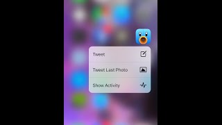 TweetBot 3D Touch Quick Actions