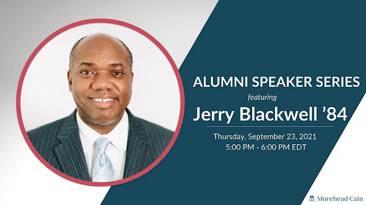 Alumni Speaker Series with Jerry Blackwell 84 on h...