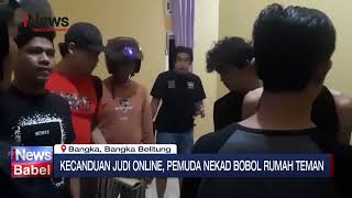 KECANDUAN JUDI ONLINE, PEMUDA NEKAD BOBOL RUMAH TEMAN