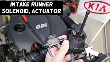 KIA OPTIMA INTAKE RUNNER CONTROL SOLENOID ACTUATOR REPLACEMENT REMOVAL