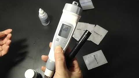 Zero oxygen reagent calibration of dissolved oxygen meter 0.