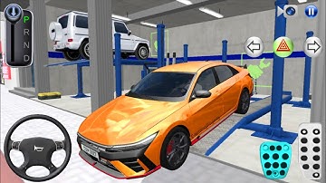 New Elantra Car in Auto repair Shop - 3D Driving Class Android Gameplay - Car Games 2025