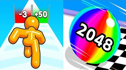 Tall Man Run VS Ball Run 2048 - Android iOS Gameplay Ep 3