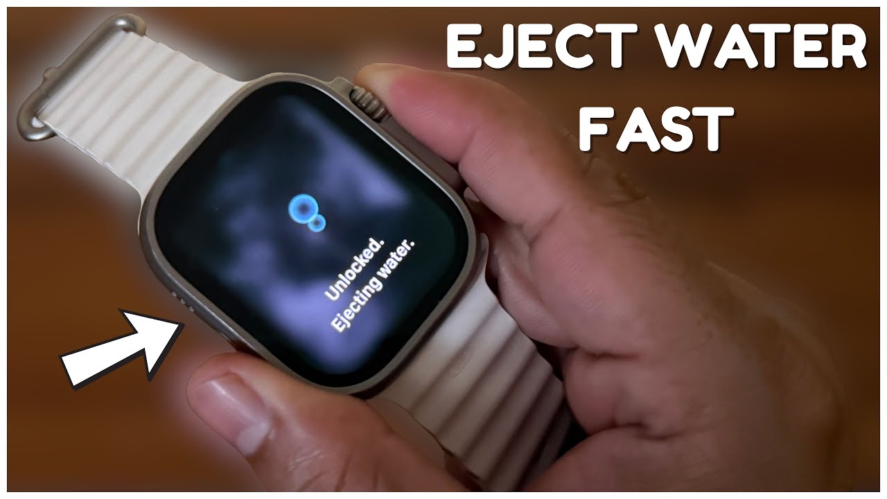 How to Eject Water from Apple Watch | Water Lock Turn ON/OFF (All Models)
