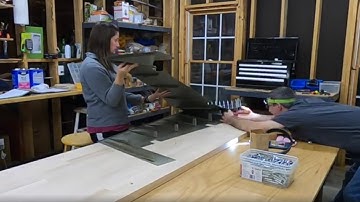 RV-10 Build Log - Emp 27 - Tank seal and riveting rudder halves