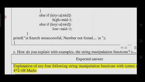 C PROGRAMMING FOR PROBLEM SOLVING VTU PREVIOUS YEAR QUESTION PAPER SOLUTION.