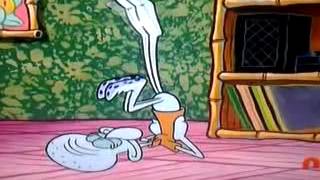 Squidwards super awesome dance moves