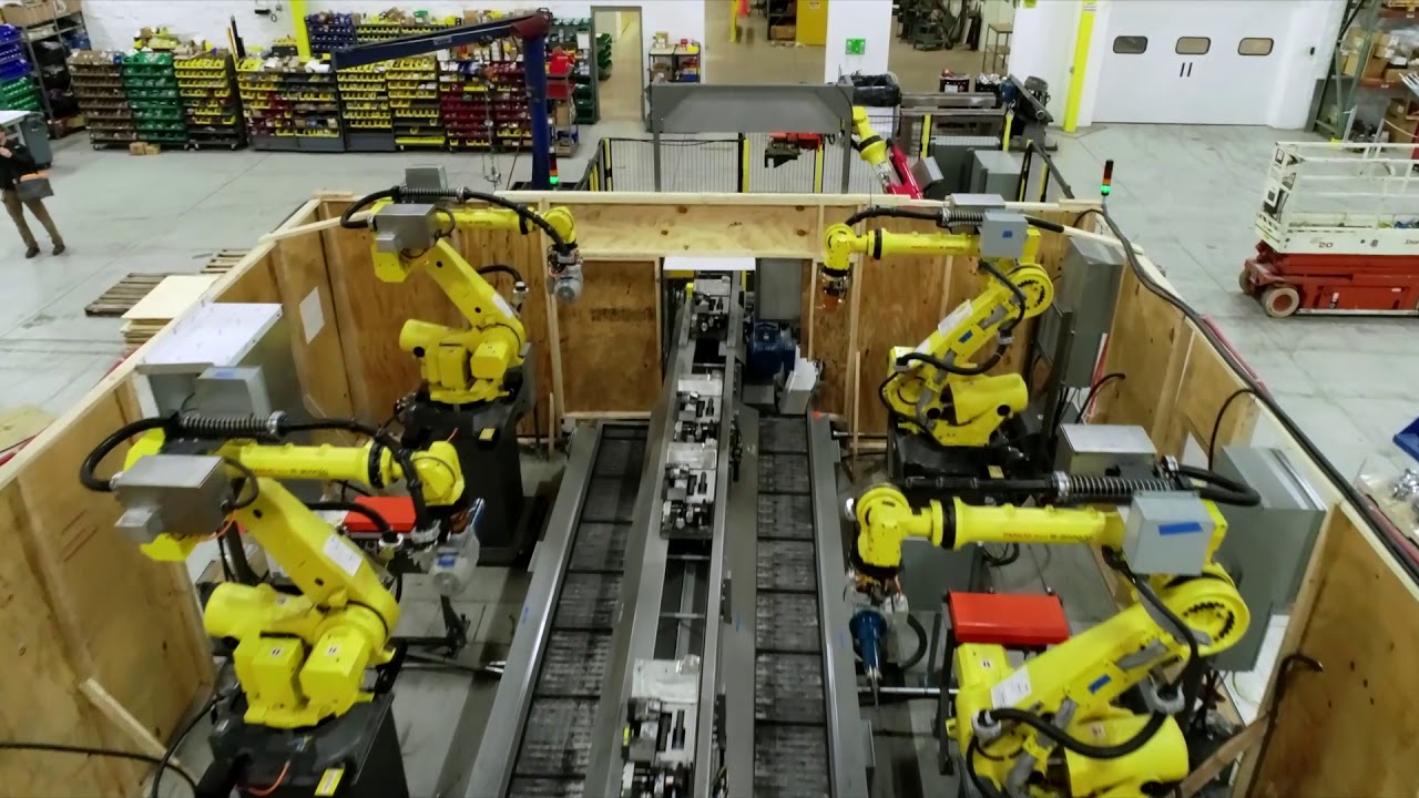 Automated Casting Finishing Production Line YouTube