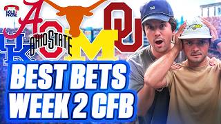 Best Bets College Football Week 2: Texas-Ohio State, Oklahoma-Michigan, Alabama-UK, Arkansas-Utah