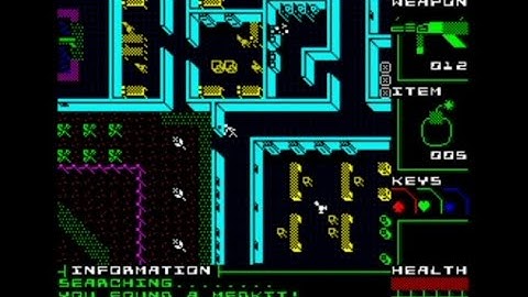 Attack of the Petscii Robots / Color Bots (2021) Walkthrough & All Music + Review, ZX Spectrum