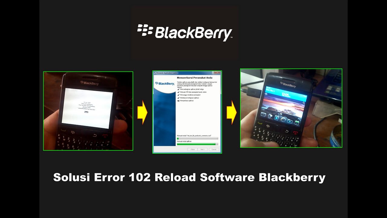 Blackberry Software Reload Error 102 Blackberry