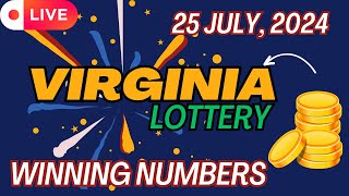Virginia Day Lottery Results For - 25 Jul, 2024 - Pick 3 - Pick 4 - Pick 5 - Powerball - Cash4Life
