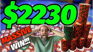 BIGGEST POT I'VE EVER PLAYED! Huge Win 1/3 No Limit Poker Vlog #21