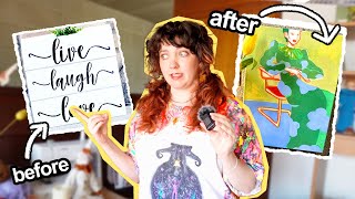 THRIFT FLIP: Let's paint thrifted home decor! DIY & craft with me 🎨 by Kathleen Illustrated 43,425 views 1 month ago 16 minutes