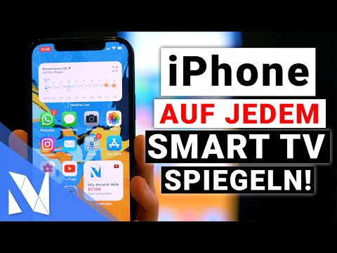 iPhone/iPad Display KOSTENLOS am Smart TV spiegeln OHNE Apple TV!  (iOS 14) | Nils-Hendrik Welk