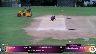Bhavnagar Supergiants vs Cricplus academy live cricket match | 24-Aug-26 08:09 AM 20 live - TFR T20 screenshot 1