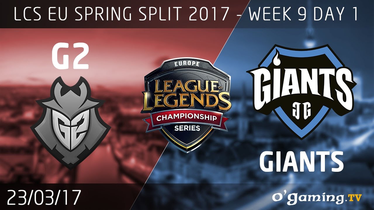 https://www.uol.com.br/ G2 vs Giants - LCS EU Spring Split 2017 - Week 9 Day 1 - League of Legends