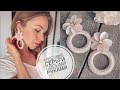 Красивые серьги своими руками | серьги из пряжи, пайеток, бусин | beautiful earrings tutorial