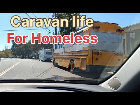 Homeless Caravan Caravan life for Homeless - YouTube
