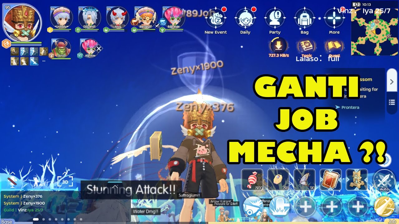 [LIVE] RAGNAROK M ZENY ONLY - WHITESMITH BERUBAH JOB 3 JADI MECHANIC ...