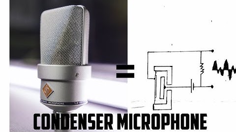 CONDENSER MICROPHONE: How does it works?