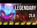 TRISTANA &amp; Maokai vs LUCIAN &amp; Lulu (ADC) | 17/0/1, Legendary, 6 solo kills | KR Diamond | 25.8