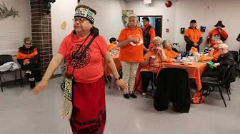 Gitmaxmak'ay Dancers entering the hall