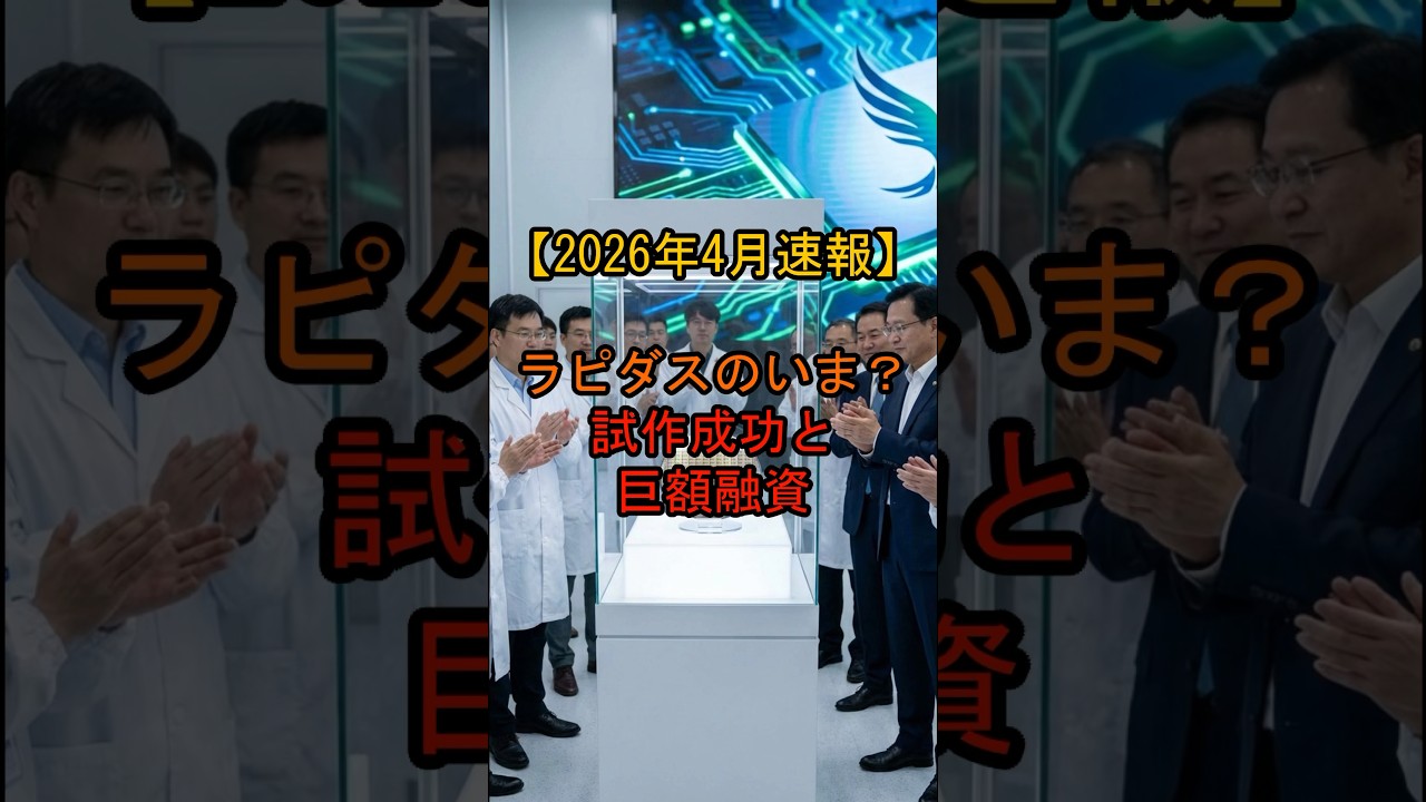ラピダスが試作成功! 1000億円融資の衝撃