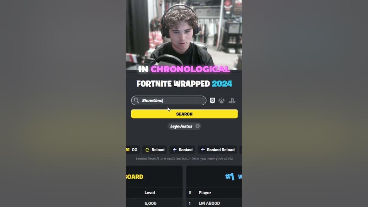 checking my FORTNITE WRAPPED 2024 YouTube