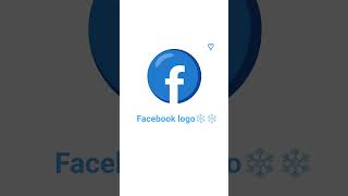 Facebook logo❄️❄️