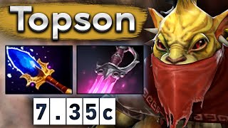 Топсон на Баунти Хантере - значит будет весело! - Topson Bounty Hunter 7.35 DOTA 2