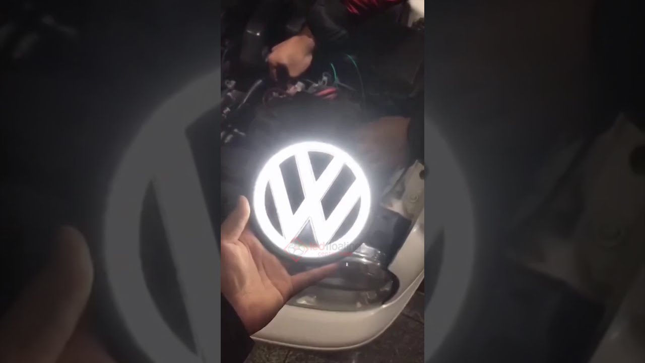 Dynamic Volkswagen Logo LED Emblem