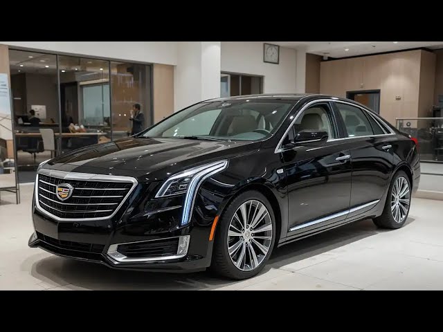 Black Cadillac XTS sedan