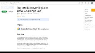 Qwiklabs | Tag and Discover BigLake Data: Challenge Lab [ARC123]