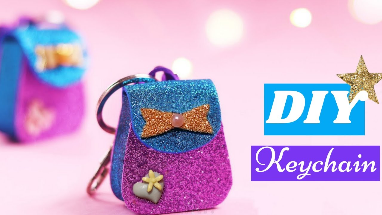 How to make mini Keychain / diy mini bag / diy gift ideas/ diy handmade