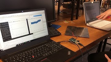Real Time IIR Filter Demo - Capacitive Distance Sensor