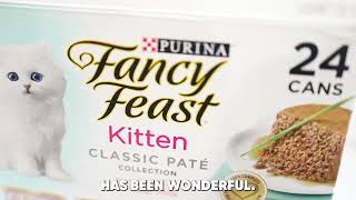 Purina Fancy Feast Grain Free Pate Wet Kitten Food Variety Pack Review