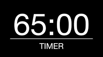 65 Minutes Timer/Countdown with Alarm - 1 Hour 5 Minutes