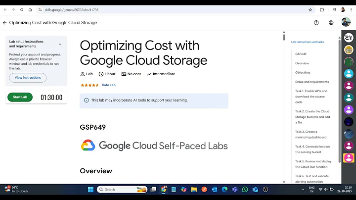Optimizing Cost with Google Cloud Storage || Lab Solution || Google Cloud Arcade 2025