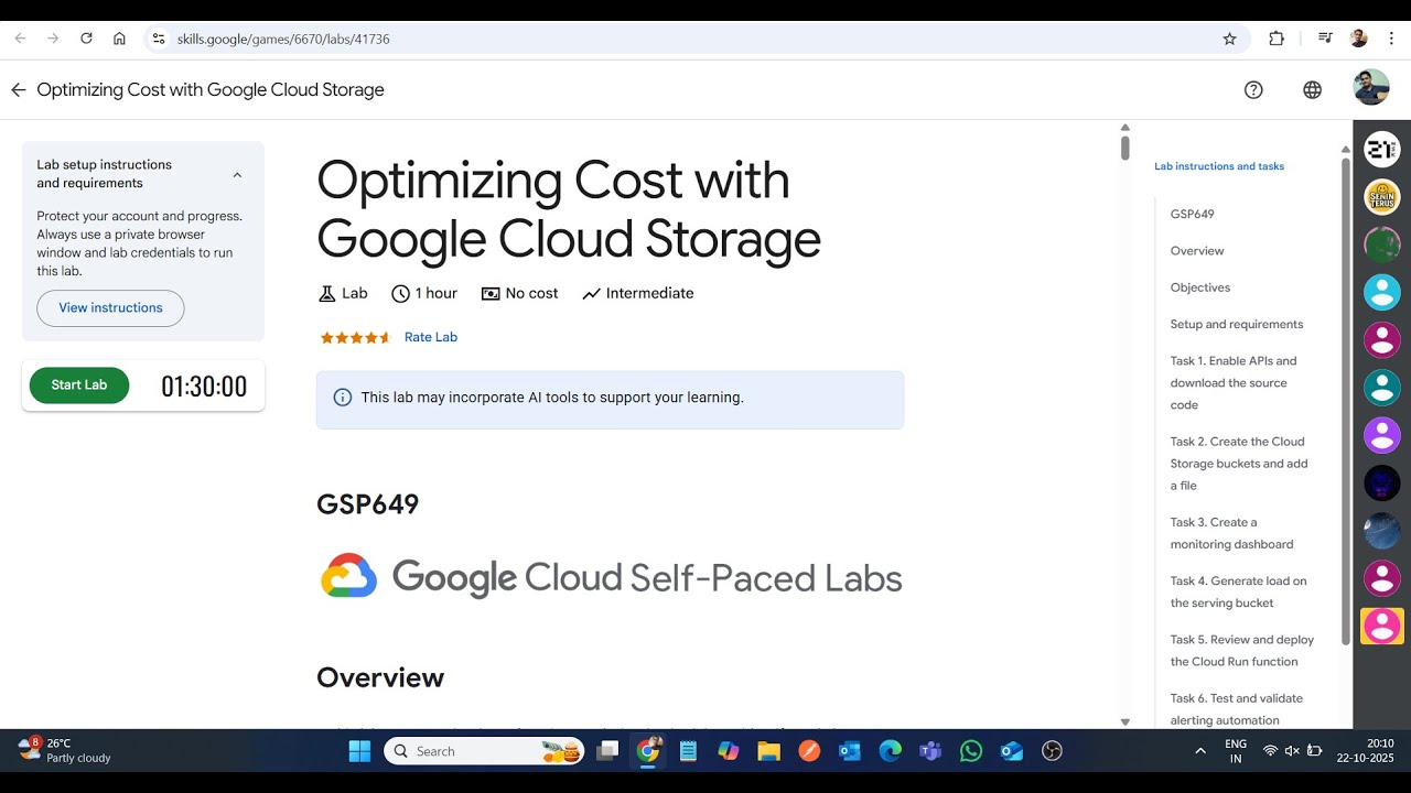 Optimizing Cost with Google Cloud Storage || Lab Solution || Google ...