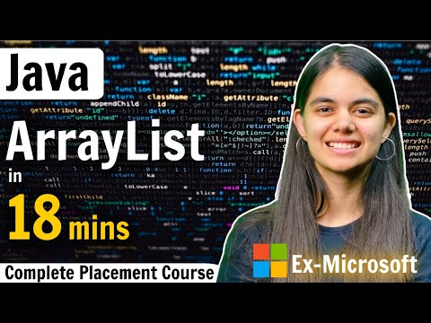 ArrayList In Java + Notes | Java Placement Course