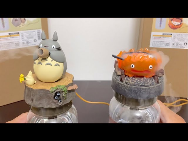 ジブリのちいさな加湿器！オカリナ吹くトトロ&カルシファーのベーコン