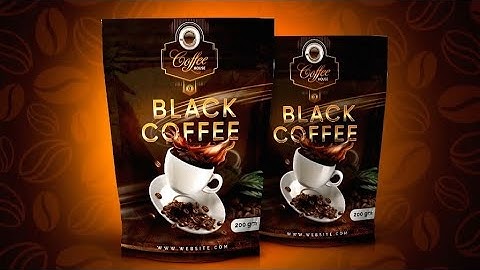 Coffee Packaging Design In Photoshop Tutorial | Product Design In Adobe Photoshop CC